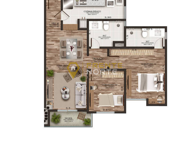 Apartamento para Venda em Bagé - 5